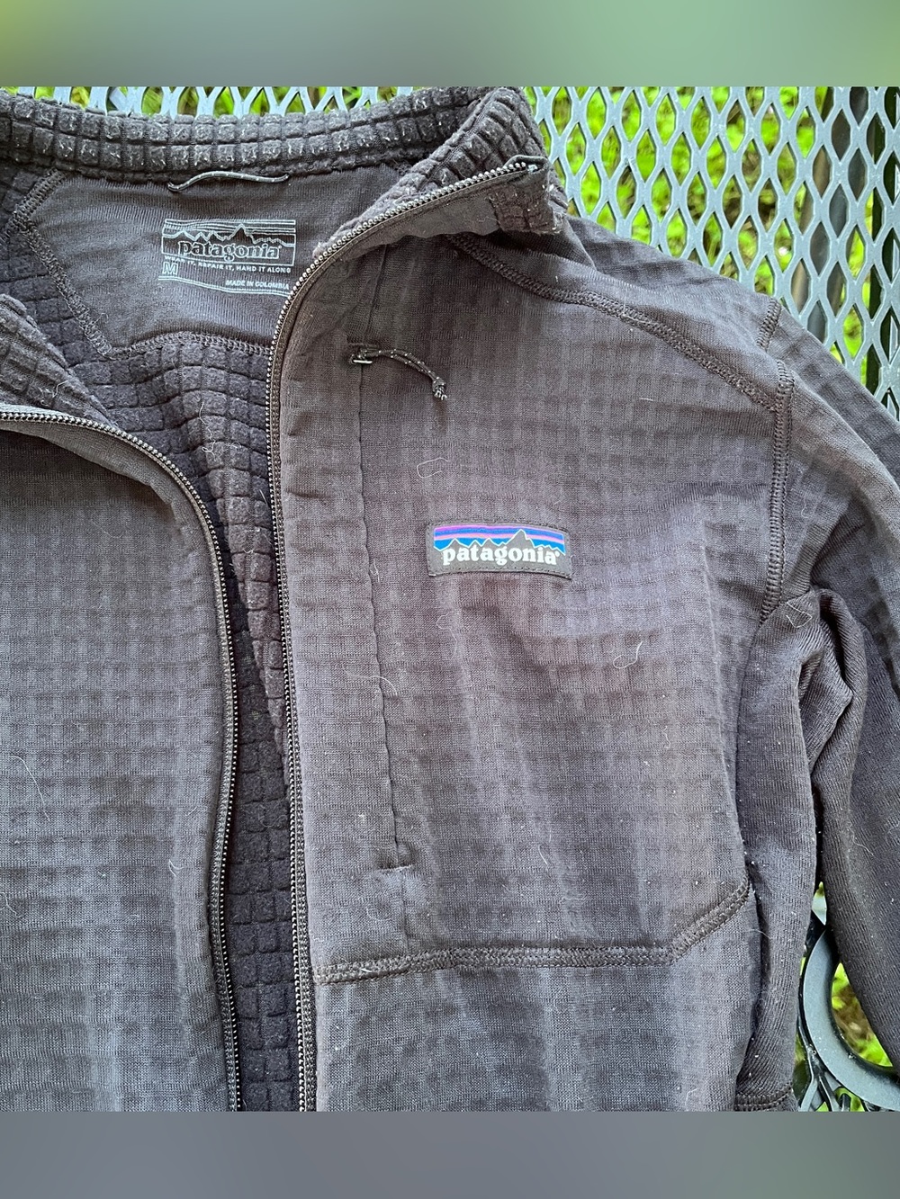 Patagonia Women's Black Full-Zip Fleece Jacket R1 - Picture 2 of 5